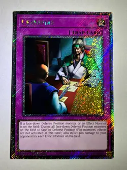 Ceasefire RA03-EN105 Platinum Secret Rare 1st Edition YuGiOh Card - Image 1