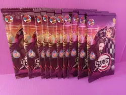 Demon Slayer Trading Cards - 10 Packs. Brand new Sealed - Image 1