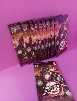 Demon Slayer Trading Cards - 10 Packs. Brand new Sealed - Image 3