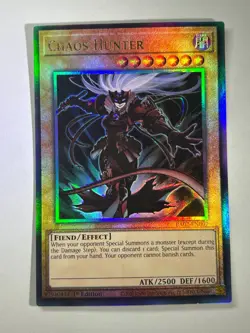 Chaos Hunter RA02-EN007 Ultimate Rare 1st Edition YuGiOh Card NM - Image 1