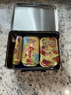 Pokemon 2024 Fall Collector Chest EMPTY TIN NO CARDS - Image 3