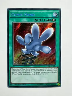 Comic Hand DRL2-EN026 Secret Rare 1st Edition YuGiOh Card NM - Image 1