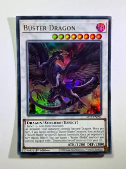 Buster Dragon GFTP-EN097 Ultra Rare 1st Edition YuGiOh Card NM - Image 1