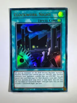 Clockwork Night RA03-EN071 Ultra Rare 1st Edition YuGiOh Card NM - Image 1
