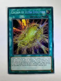 Cocoon of Ultra Evolution LDS1-EN073 Secret Rare Limited Edition YuGiOh Card NM - Image 1