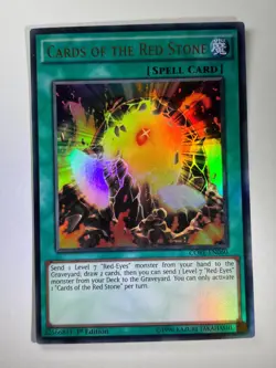 Cards Of The Red Stone CORE-EN060 Ultra Rare 1st Edition YuGiOh Card LP - Image 1