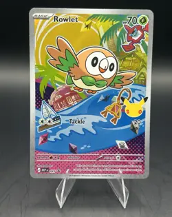 Pokemon TCG First Partner Illustration Collection - Rowlet MEP 043 Promo - Image 1
