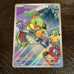 Turtwig 040 MEP EN Promo Full Art Holo Pokemon Card 2026 NM - Image 1