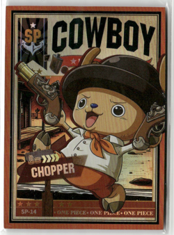 TONY CHOPPER COWBOY SP SP-14 Thick One Piece Collectible Anime Card - Image 1