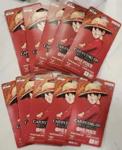 Lot Of 10 - One Piece TCG: Carrying On His Will Sleeved Booster OP-13 English - Image 1