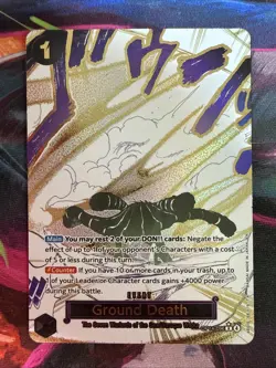 Ground Death Alt Art Manga Event OP14-096 The Azure Sea's Seven One Piece Eng - Image 1