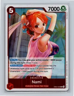 Nami (006) Foil EB03-006 Extra Booster: One Piece Heroines Edition R NM - Image 1