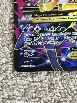 Pokemon XY Roaring Skies Mega Latios EX Full Art Ultra Rare Card 102/108 Mp - Image 2