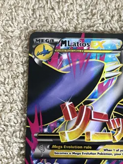 Pokemon XY Roaring Skies Mega Latios EX Full Art Ultra Rare Card 102/108 Mp - Image 5