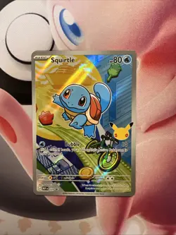 Squirtle 039 Promo Pokemon Mega Evolution Promo Full Art Holo BSP First Partners - Image 1