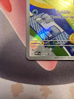 Squirtle 039 Promo Pokemon Mega Evolution Promo Full Art Holo BSP First Partners - Image 3