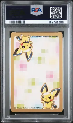 2000 POKEMON GOLD VERSION PART 2 PLAYING CARDS 3 OF SPADES WOBBUFFET PSA 10 - Image 2