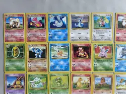 Pokemon Base Jungle Fossil Common & Uncommon 134 Card Lot WOTC NM LP - Image 3
