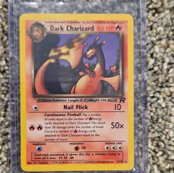 Pokemon TCG Dark Charizard 21/82 Team Rocket Rare Unlimited NM/Mint - Image 1