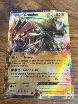 Groudon EX 54/108 - Dark Explorers - Holo - MP - Image 1