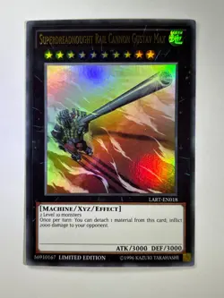Superdreadnought Rail Cannon Gustav Max LART-EN018 Ultra Rare Limited Ed Card NM - Image 1