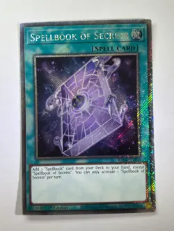 Spellbook Of Secrets RA04-EN189 Platinum Secret Rare 1st Edition YuGiOh Card NM - Image 1