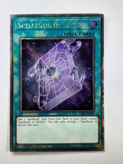 Spellbook Of Secrets RA04-EN189 Platinum Secret Rare 1st Edition YuGiOh Card - Image 1