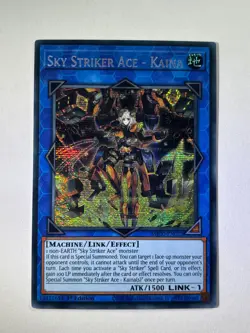 Sky Striker Ace - Kaina MP20-EN023 Secret Rare 1st Edition YuGiOh Card NM - Image 1