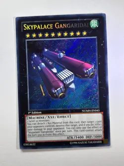 Skypalace Gangaridai NUMH-EN045 Secret Rare 1st Edition YuGiOh Card NM - Image 1