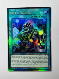 Small World RA01-EN067 Ultimate Rare 1st Edition YuGiOh Card NM - Image 1