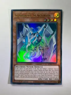 Stardust Synchron MP22-EN119 Ultra Rare 1st Edition YuGiOh Card NM - Image 1