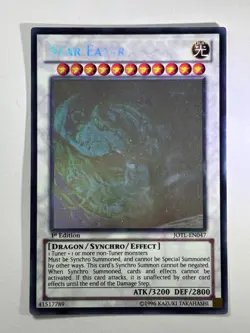 Star Eater JOTL-EN047 Ghost Rare 1st Edition YuGiOh Card - Image 1
