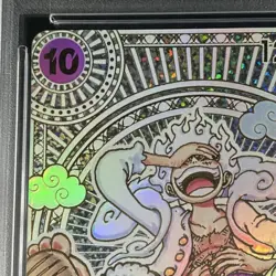 One Piece Card PSA 10 Monkey D. Luffy (parallel) (gold parallel gold cf5728744d - Image 3
