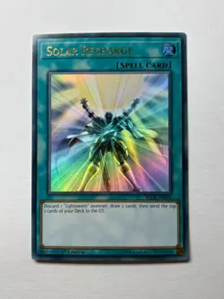 Solar Recharge BLLR-EN045 Ultra Rare 1st Edition YuGiOh Card NM - Image 1
