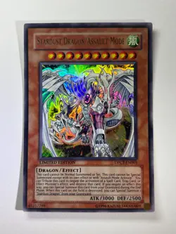 Stardust Dragon/Assault Mode DPCT-EN003 Ultra Rare Limited Ed YuGiOh Card LP - Image 1