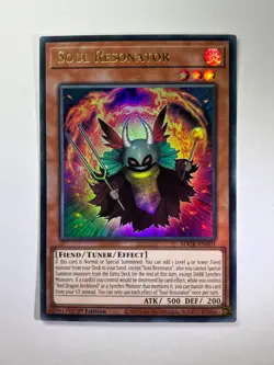 Soul Resonator SDCK-EN001 Ultra Rare 1st Edition YuGiOh Card NM - Image 1
