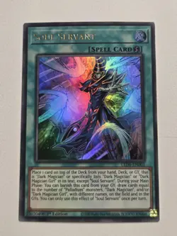 Soul Servant LED6-EN003 Ultra Rare 1st Edition YuGiOh Card NM - Image 1
