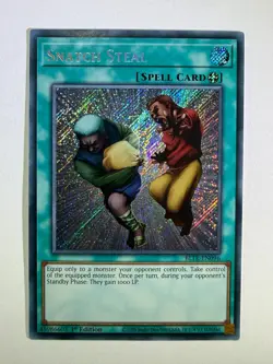 Snatch Steal BLTR-EN096 Secret Rare 1st Edition YuGiOh Card NM - Image 1
