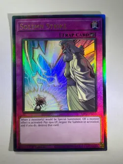 Solemn Strike RA02-EN079 Ultimate Rare 1st Edition YuGiOh Card NM - Image 1