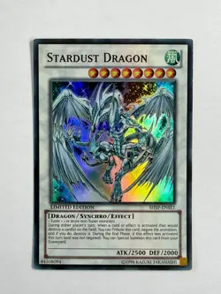 Stardust Dragon SHSP-ENSE1 Super Rare Limited Edition YuGiOh Card NM - Image 1