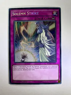 Solemn Strike MP16-EN231 Secret Rare 1st Edition YuGiOh Card NM - Image 1