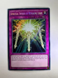 Spiritual Swords of Revealing Light MVP1-ENS31 Secret Rare 1st Ed YuGiOh Card NM - Image 1
