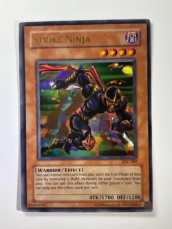 Strike Ninja IOC-007 / DR2-EN007 Ultra Rare UNL Edition YuGiOh Card - Image 1