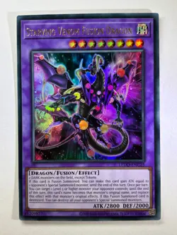 Starving Venom Fusion Dragon LEDD-ENC25 Ultra Rare 1st Edition YuGiOh Card NM - Image 1