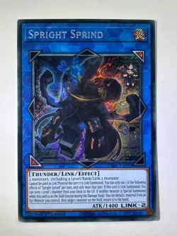 Spright Sprind DABL-EN048 Secret Rare 1st Edition YuGiOh Card NM - Image 1