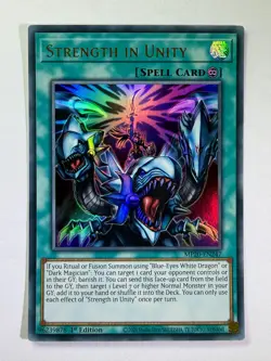 Strength in Unity MP20-EN247 Ultra Rare 1st Edition YuGiOh Card NM - Image 1