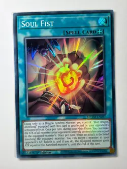 Soul Fist MZTM-EN057 Super Rare 1st Edition YuGiOh Card - Image 1