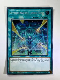Sky Striker Maneuver - Jamming Wave DASA-EN032 Secret Rare 1st YuGiOh Card NM - Image 1