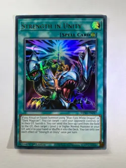 Strength in Unity MP20-EN247 Ultra Rare 1st Edition YuGiOh Card NM - Image 1