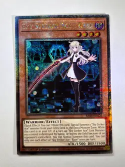Sky Striker Ace - Raye RA04-EN026 Quarter Century Secret Rare 1st Ed Card NM - Image 1